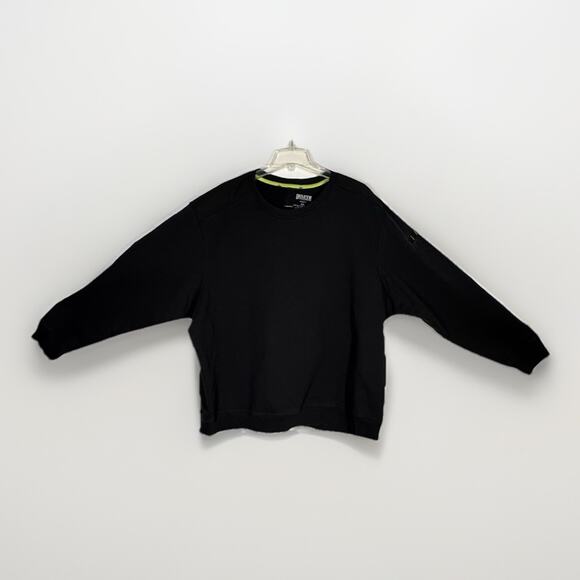 Duluth Trading Co. Men's Size 3XL Tradetek Heavyweight sweatshirt Black Crew - Picture 1 of 5